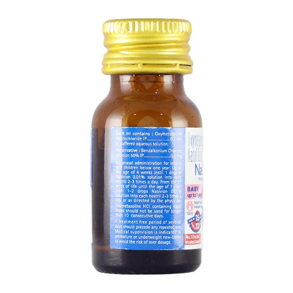 NASIVION BABY Nasal Drops 10ml - Global Surgicals