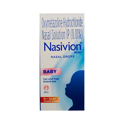 Nasivion Mini Baby Drops 10ml - Global Surgicals
