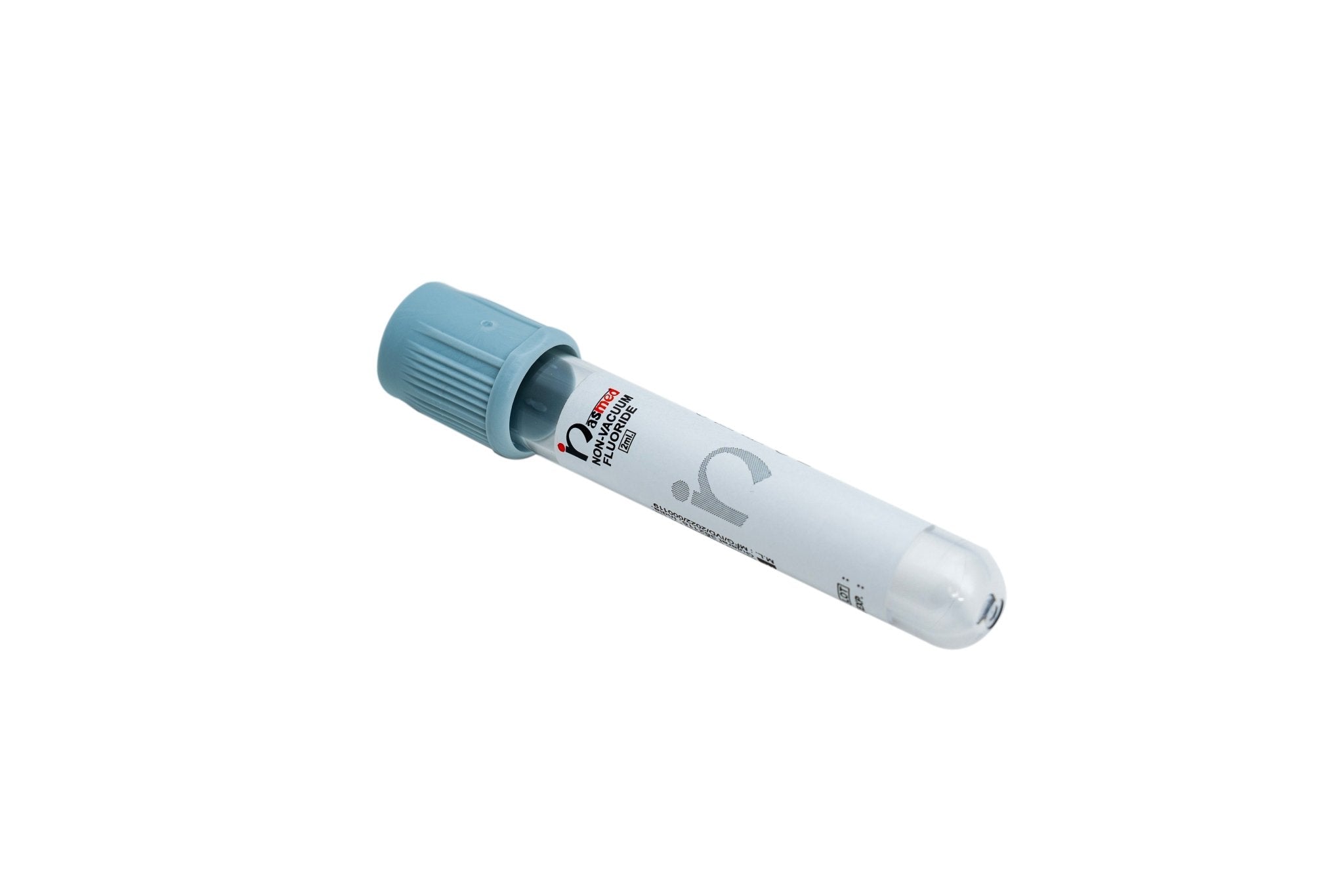 Nasmed Fluoride Non Vacuum Blood Collection Tube - Global Surgicals