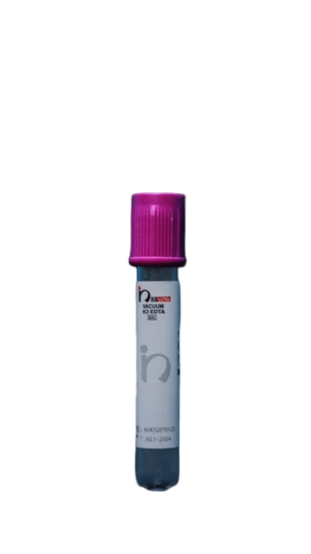 Nasmed K3 EDTA Vacuum Blood Collection Tube - Global Surgicals