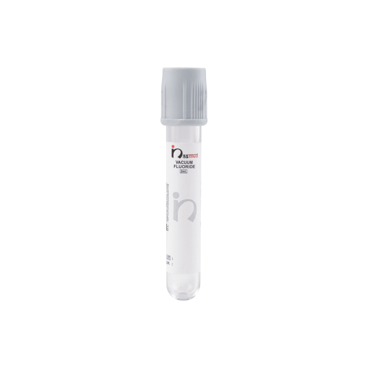 Nasmed Sodium Fluoride Vacuum Blood Collection Tube - Global Surgicals