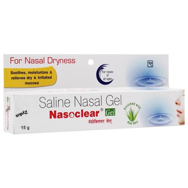 Nasoclear Aloe Gel 15gm - Global Surgicals
