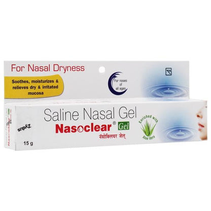 Nasoclear Aloe Gel 15gm - Global Surgicals