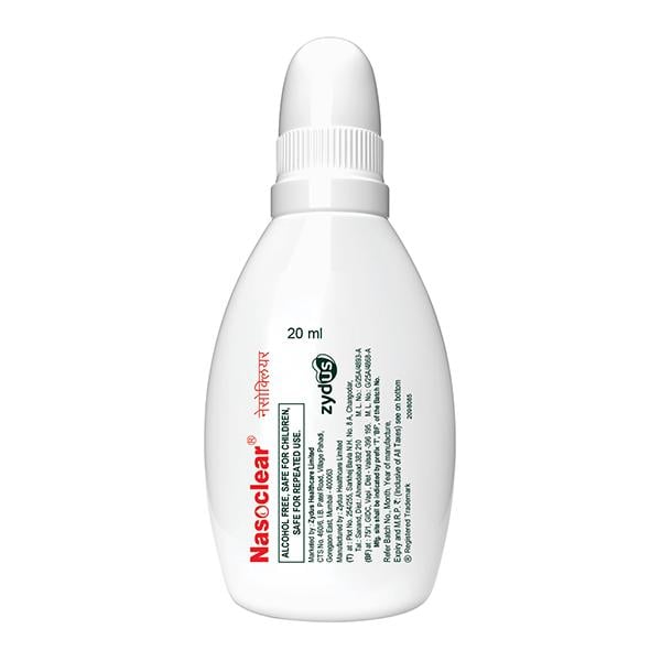 Nasoclear Nasal Spray 20ml - Global Surgicals