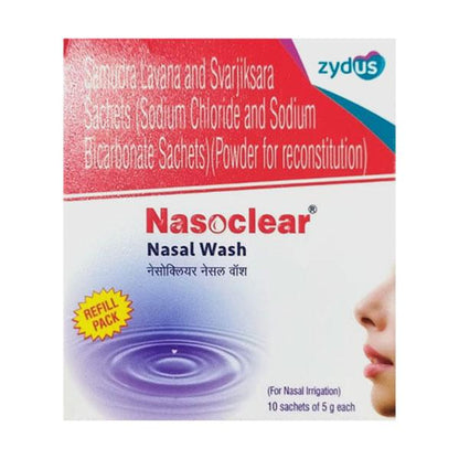 NASOCLEAR NASAL WASH (10X5G) Kit 1's - Global Surgicals