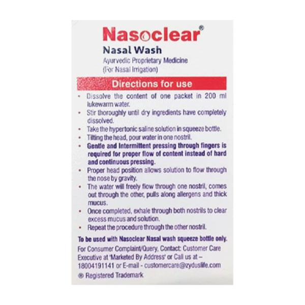 NASOCLEAR NASAL WASH (10X5G) Kit 1's - Global Surgicals