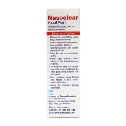 NASOCLEAR NASAL WASH (20x3g) Kit 1's - Global Surgicals