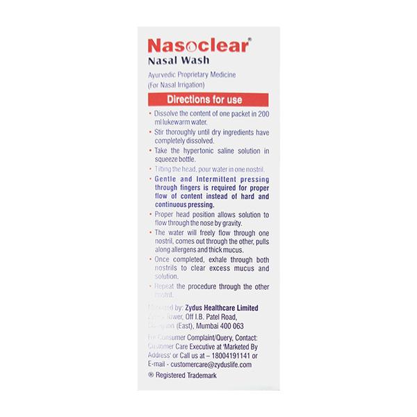 NASOCLEAR NASAL WASH (20X5G) Kit 1's - Global Surgicals