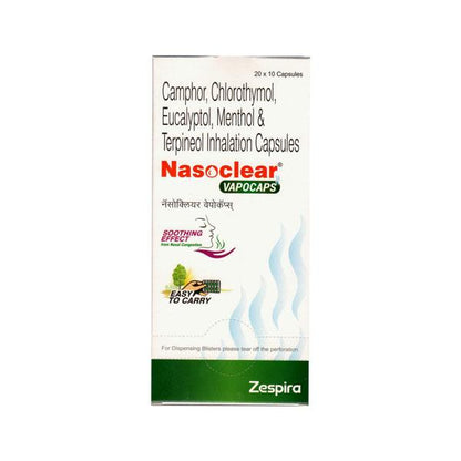 NASOCLEAR Vapocap 10's - Global Surgicals