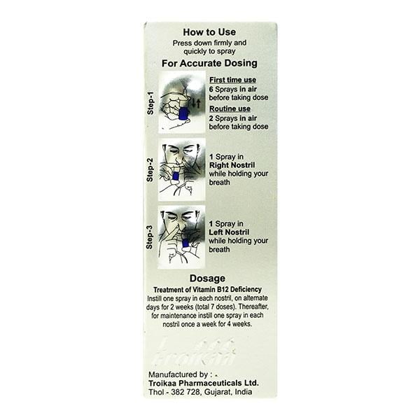 Nasocobal 250Mcg Nasal Spray 2.3ml - Global Surgicals