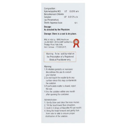 NASOLIFE PD Nasal Drops 10ml - Global Surgicals