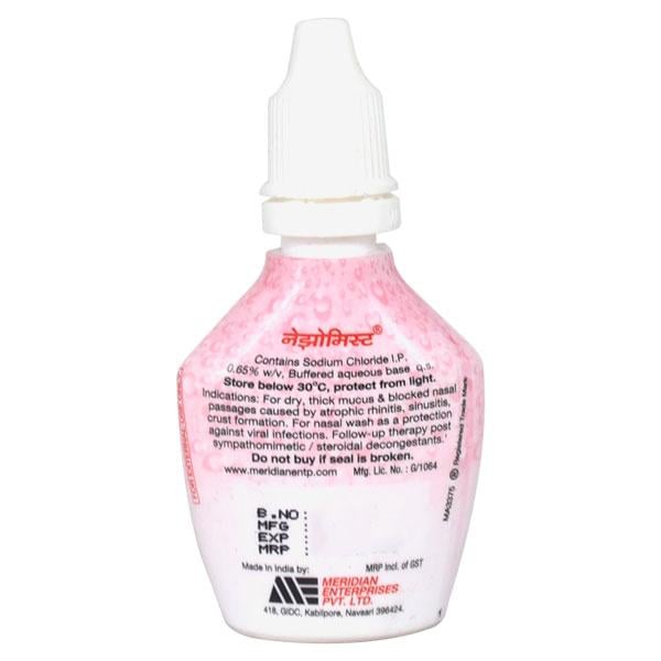 NASOMIST Saline NASAL SPRAY 20ml - Global Surgicals