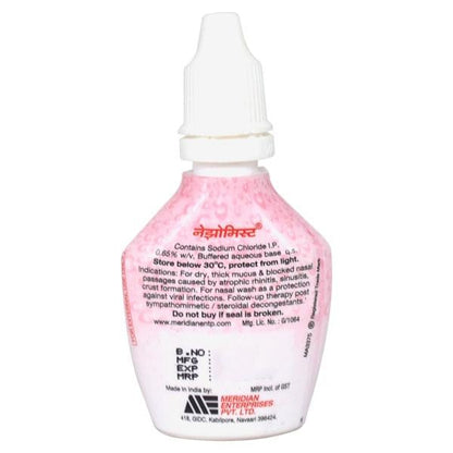 NASOMIST Saline NASAL SPRAY 20ml - Global Surgicals