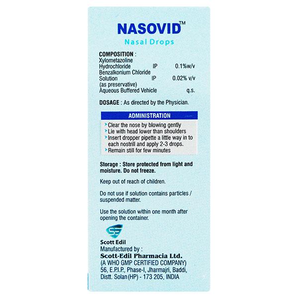 NASOVID Nasal Drops 10ml - Global Surgicals