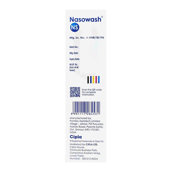 NASOWASH NS ISOTONIC Nasal Spray 100ml - Global Surgicals