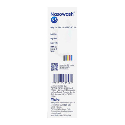 NASOWASH NS ISOTONIC Nasal Spray 100ml - Global Surgicals