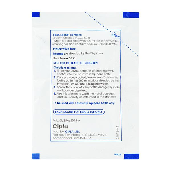 Nasowash Sachet 7.8Gm - Global Surgicals