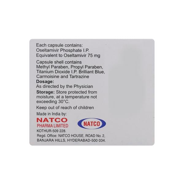 Natflu 75mg Capsule 10'S - Global Surgicals