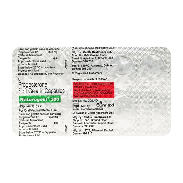 Naturogest 300mg Capsule 10'S - Global Surgicals