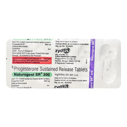 Naturogest SR 200mg Tablet 10'S - Global Surgicals
