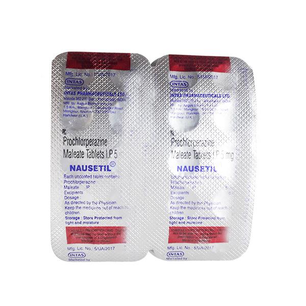 Nausetil 5mg Tablet 10'S - Global Surgicals