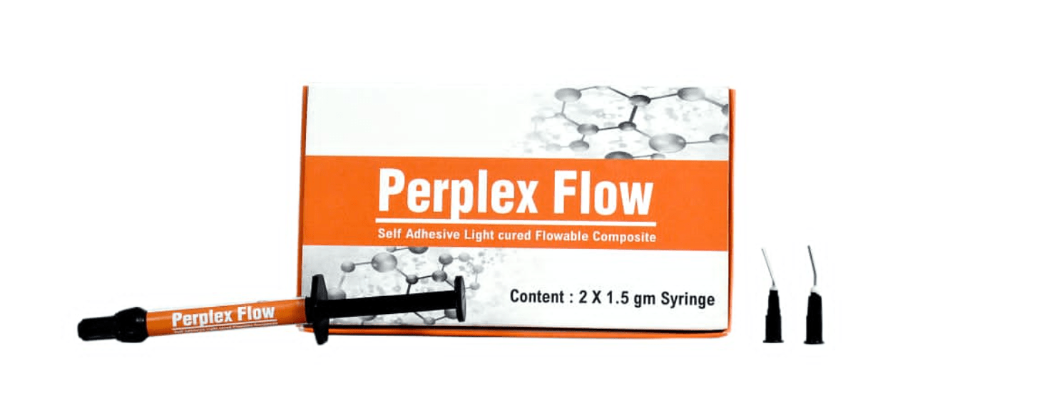 Navkar Dental Perplex Flow Universal Shade Self - adhesive Flowable Composite Resin - Global Surgicals