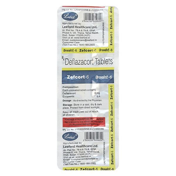 ZEFCORT 6 Tablet 10's