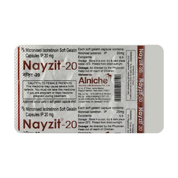 Nayzit 20mg Capsule 10'S - Global Surgicals