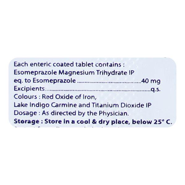 ESOZEST 40mg Tablet 10's