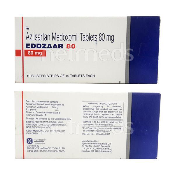 Eddzaar 80mg Tablet 10'S
