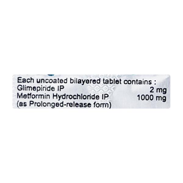 ZETAGLIM M FORTE 2mg Tablet 10's