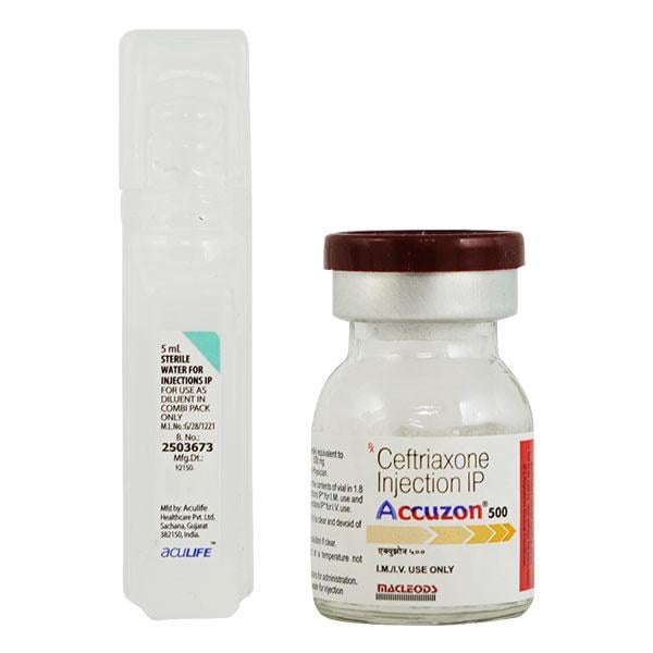 Accuzon 500mg Injection 1's