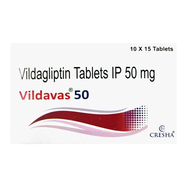 VILDAVAS 50 Tablet 15's