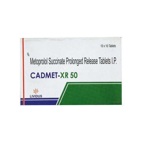 Cadmet XR 50mg Tablet 10'S