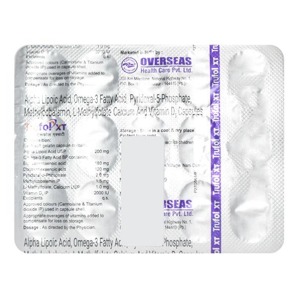 Trufol XT Capsule 15'S