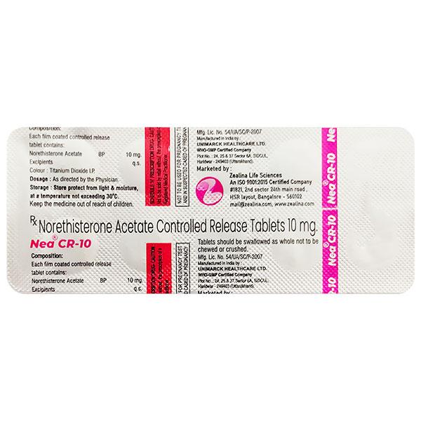 NEA CR 10 Tablet 10's - Global Surgicals
