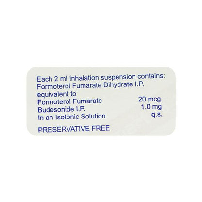 NEBZMART FB 1mg Respules 7X2ml - Global Surgicals