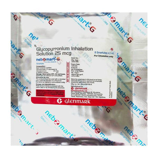 NEBZMART G Smartule 8x2ml - Global Surgicals