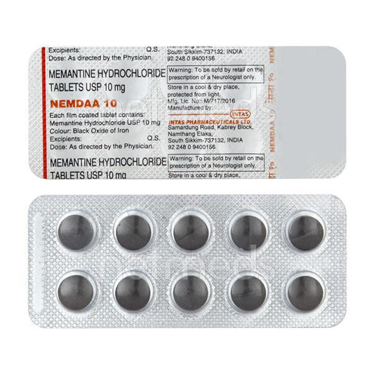 Nemdaa 10mg Tablet 10'S - Global Surgicals
