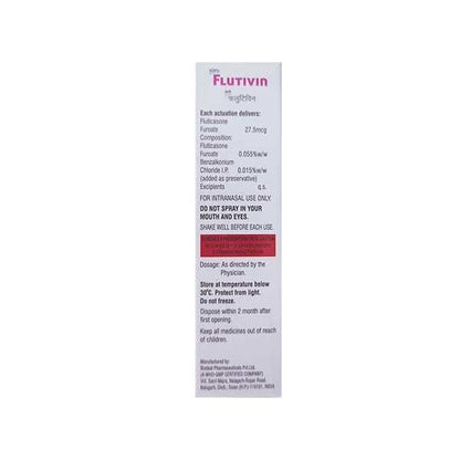 NEO FLUTIVIN Nasal Spray 6gm - Global Surgicals