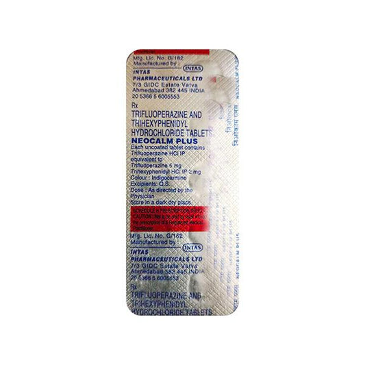 Neocalm Plus Tablet 10'S - Global Surgicals