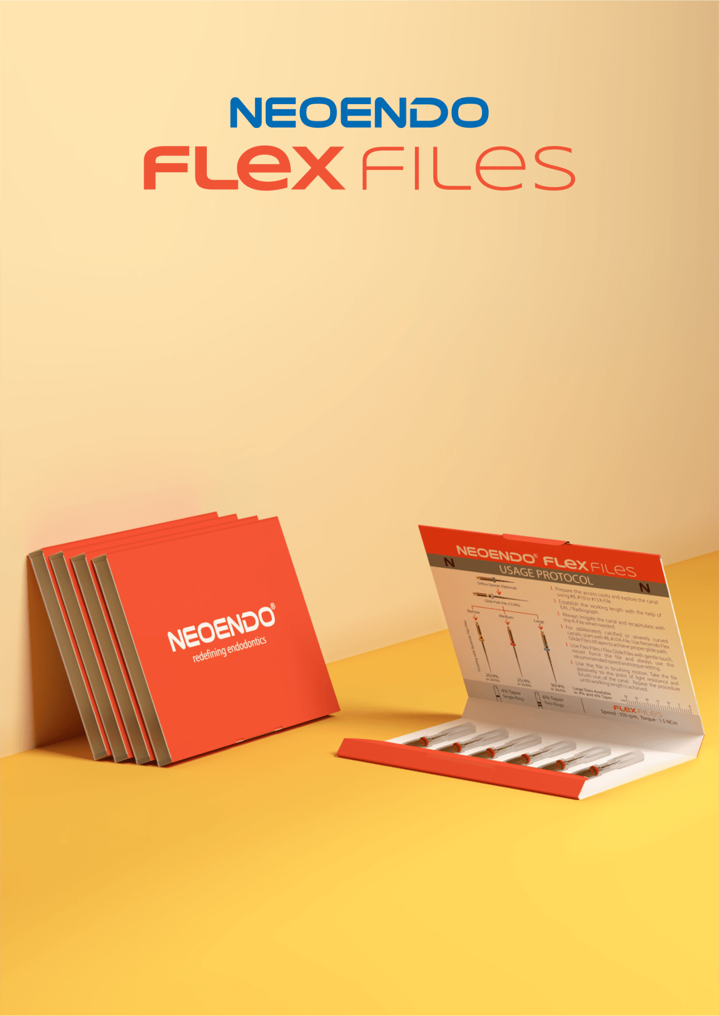 Neoendo Flex Assorted NiTi Rotary Files - Global Surgicals