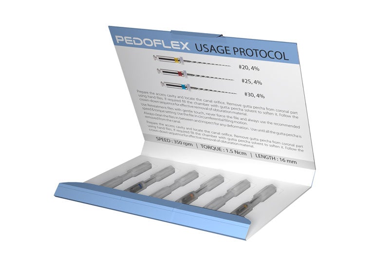 Neoendo Pedoflex Assorted NiTi Rotary Files - Global Surgicals