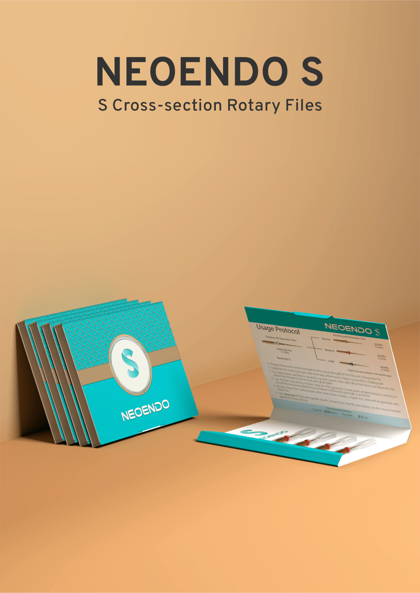 Neoendo S Assorted NiTi Rotary Files - Global Surgicals