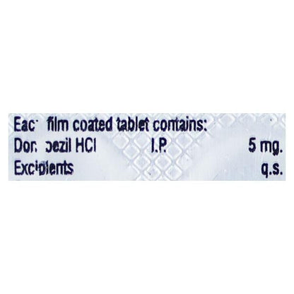 NEPZIL 5 Tablet 10's - Global Surgicals