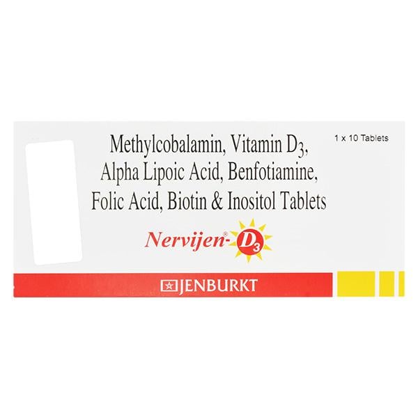 NERVIJEN D3 Tablet 10's - Global Surgicals