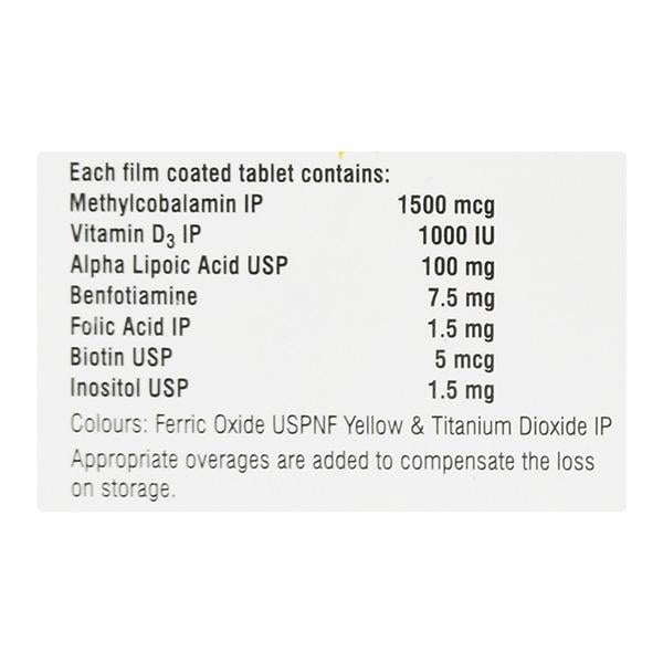 NERVIJEN D3 Tablet 10's - Global Surgicals