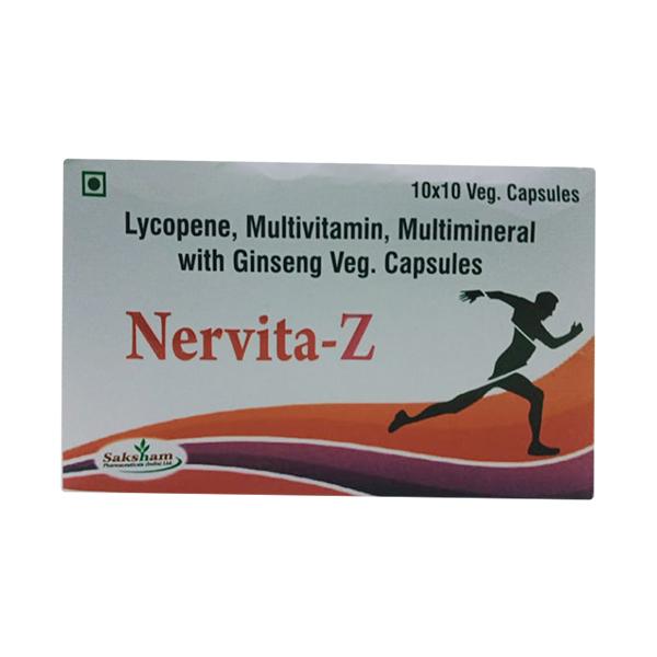 NERVITA Z Capsule 10's - Global Surgicals