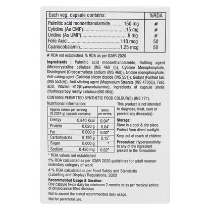 NERVITE XT Capsule 10's - Global Surgicals