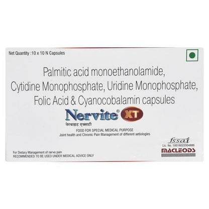 NERVITE XT Capsule 10's - Global Surgicals